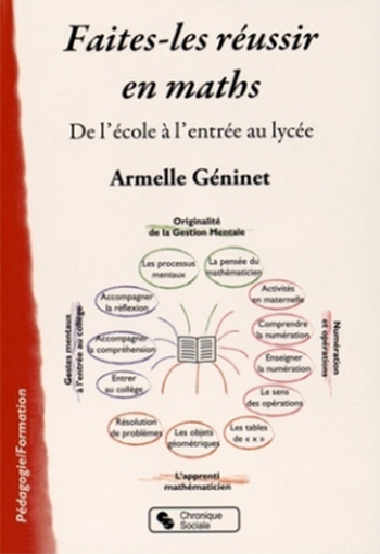 Couverture du livre d'Armelle Géninet : Faites-les réussir en maths